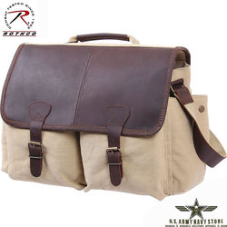 Vintage Messenger Bag - Khaki