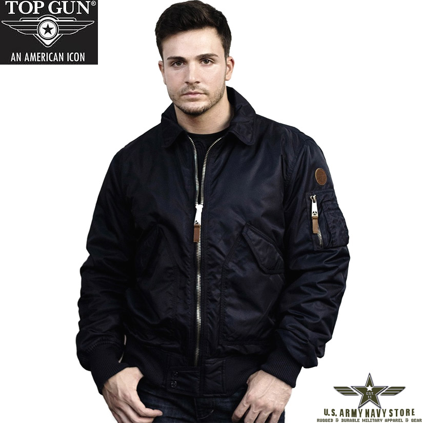 Top Gun CWU45 Slim Fit Flight Jacket / Navy