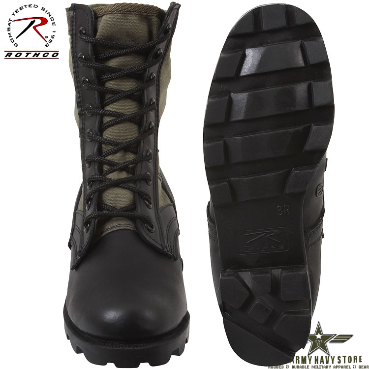 Rothco GI Style Jungle Boot - Combat Design - Olive Drab - Neu