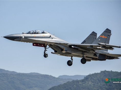 解放軍東部戰區宣布 今天在臺灣周邊海空域進行實兵演練