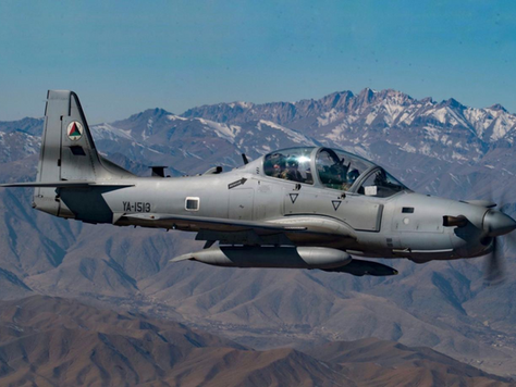 阿富汗空軍A-29B攻擊機在逃離國境時被烏茲別克擊落 飛行員重傷