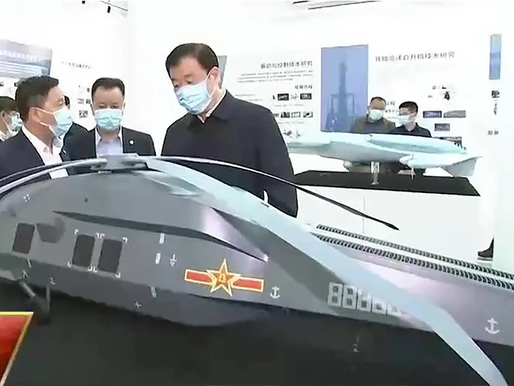 中共展示其國產「匿蹤黑鷹」模型