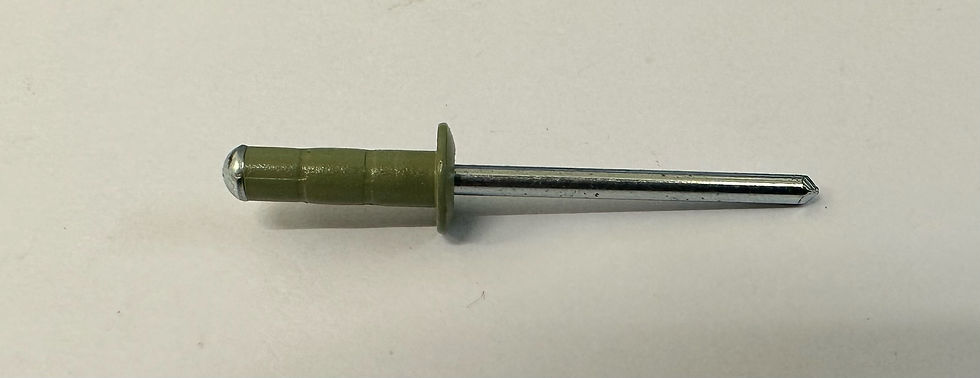 Thumbnail: Coloured, Alu/Steel, Dome, 4.8 x 15mm, Multigrip, Pop Rivets.