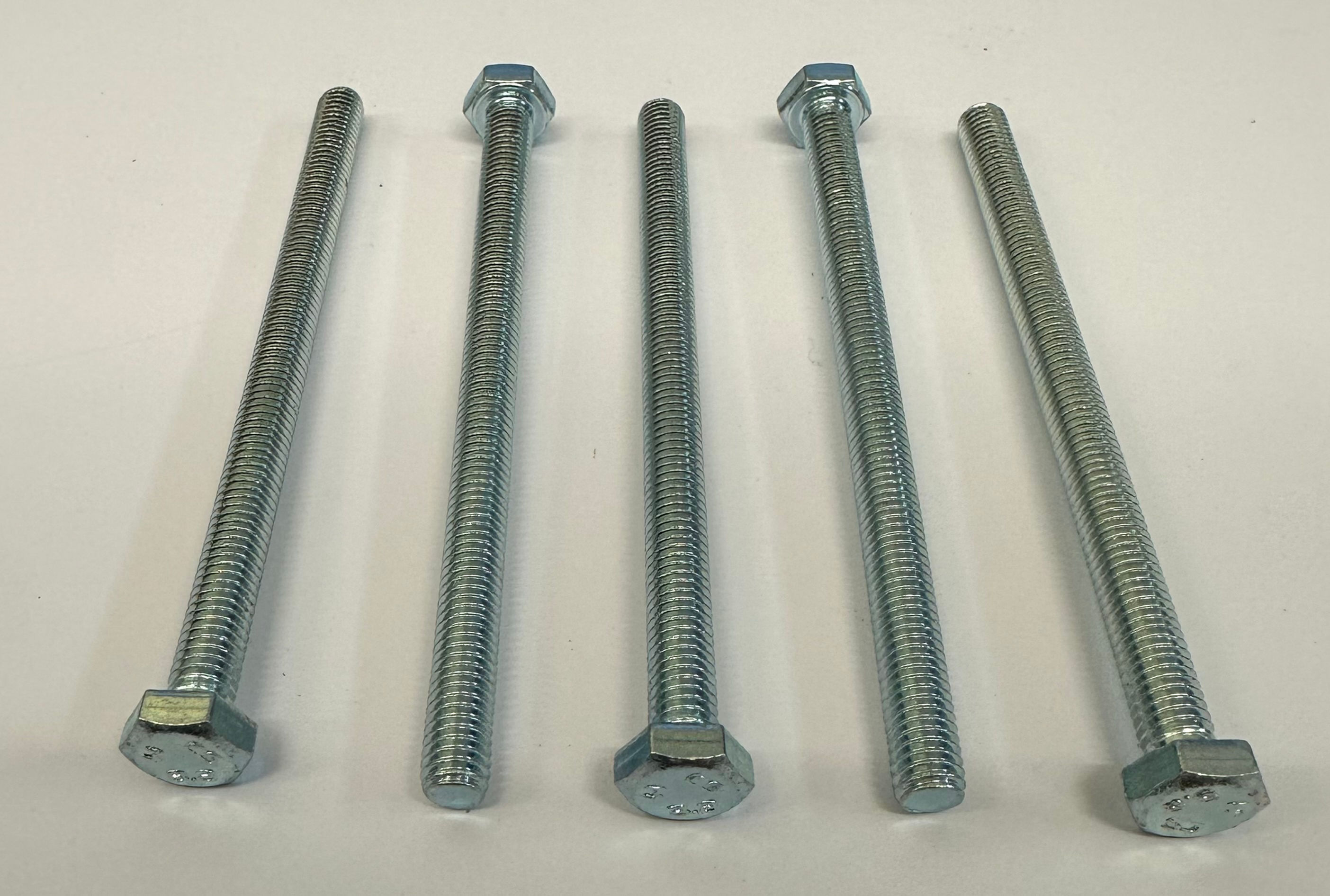 M3, LONG, Hex Sets/Bolts, Fully Threaded, BZP, Metric, 8.8 High Tensile.