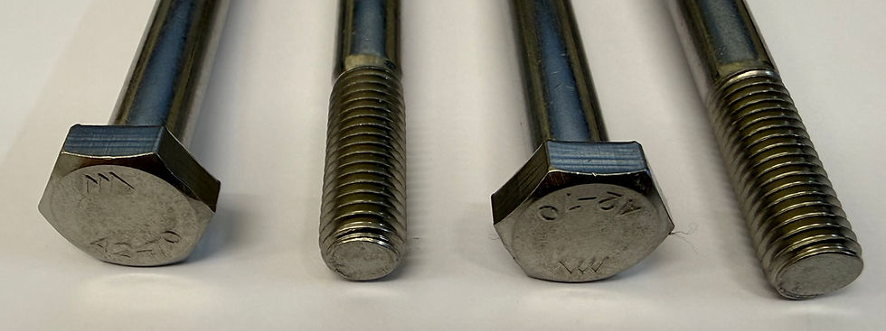 Thumbnail: M10, LONG, Hex Bolts, Part Threaded, STAINLESS STEEL, A2, Metric.