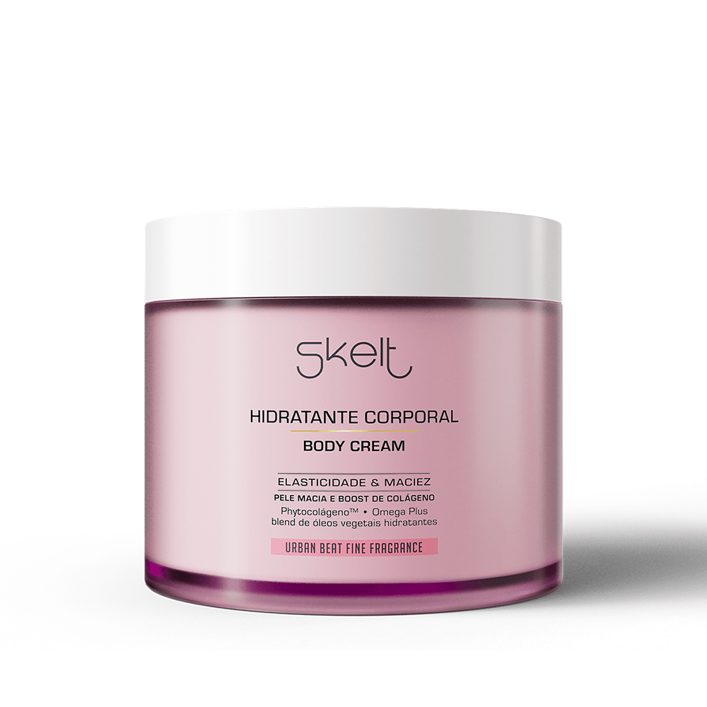 SKELT BODY CREAM URBAN BEAT HIDRATANTE CORPORAL ELASTICIDADE & MACIEZ 200G