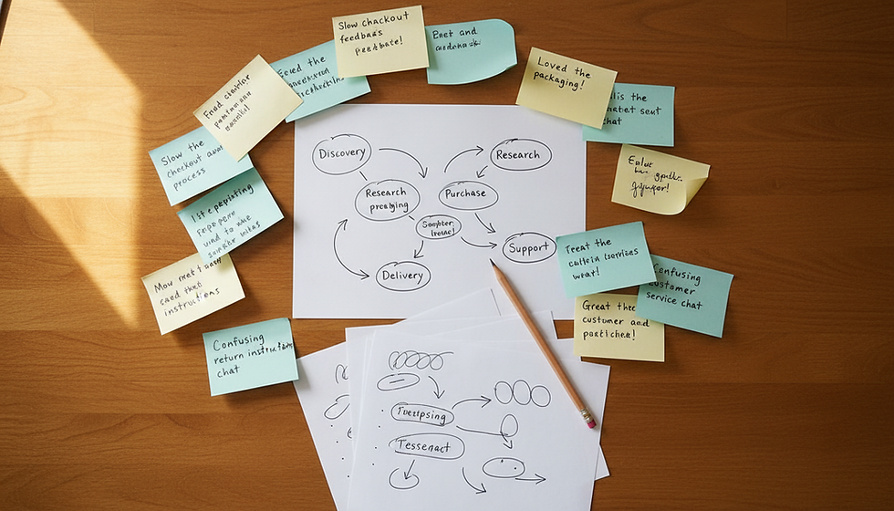 A customer-first plan starts with real observations, not assumptions.