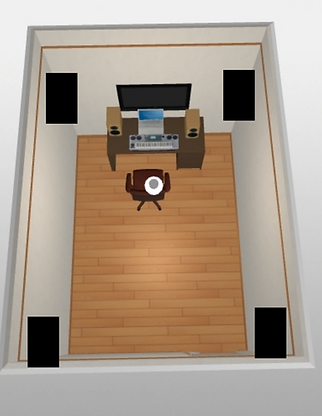 吸音の適した配置