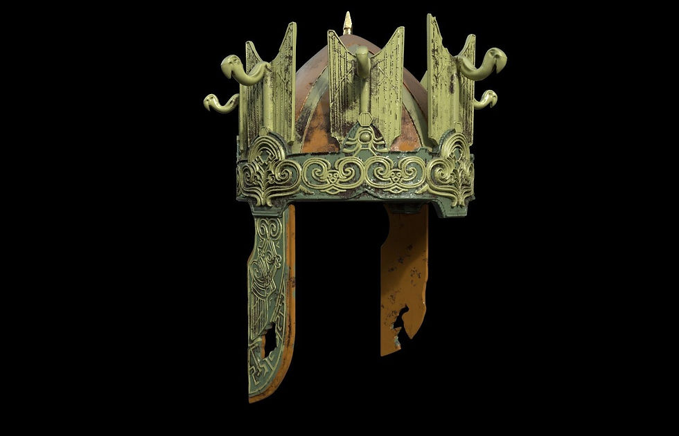 Thumbnail: Raw DIY Helmet Accessory for King of the Dead Costumes | Scale to Fit