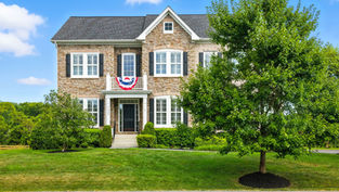 A home for sale in the Raspberry Falls community in Leesburg, Virginia.