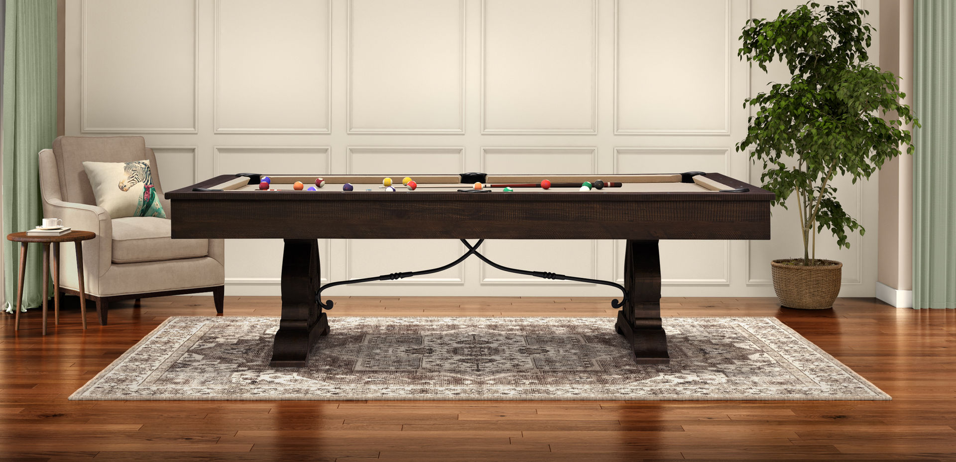 The Charthouse 8ft pool table for sale!