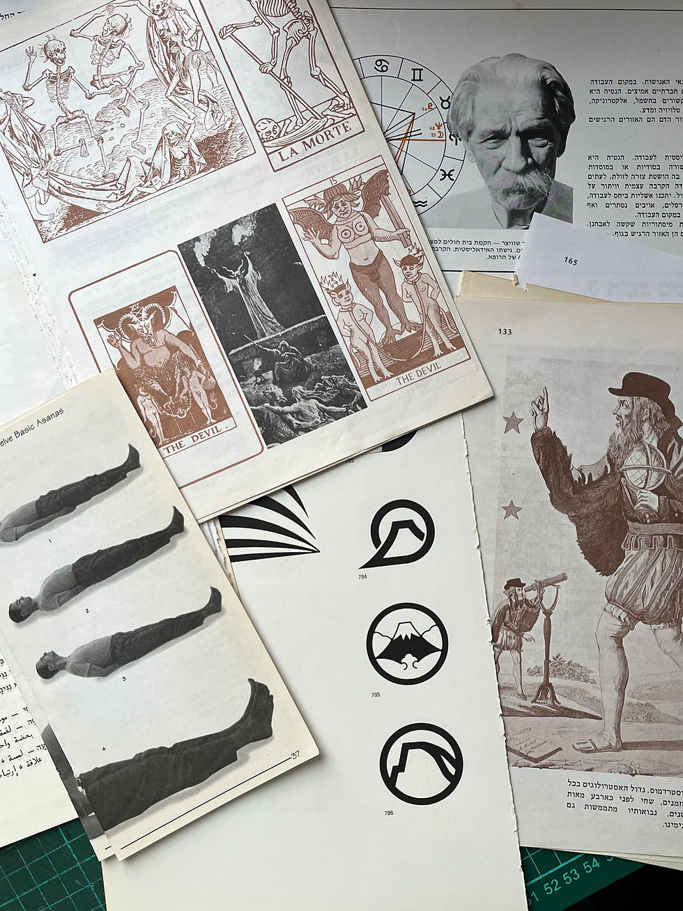 Thumbnail: Custom Vintage Collage Paper 50 pcs