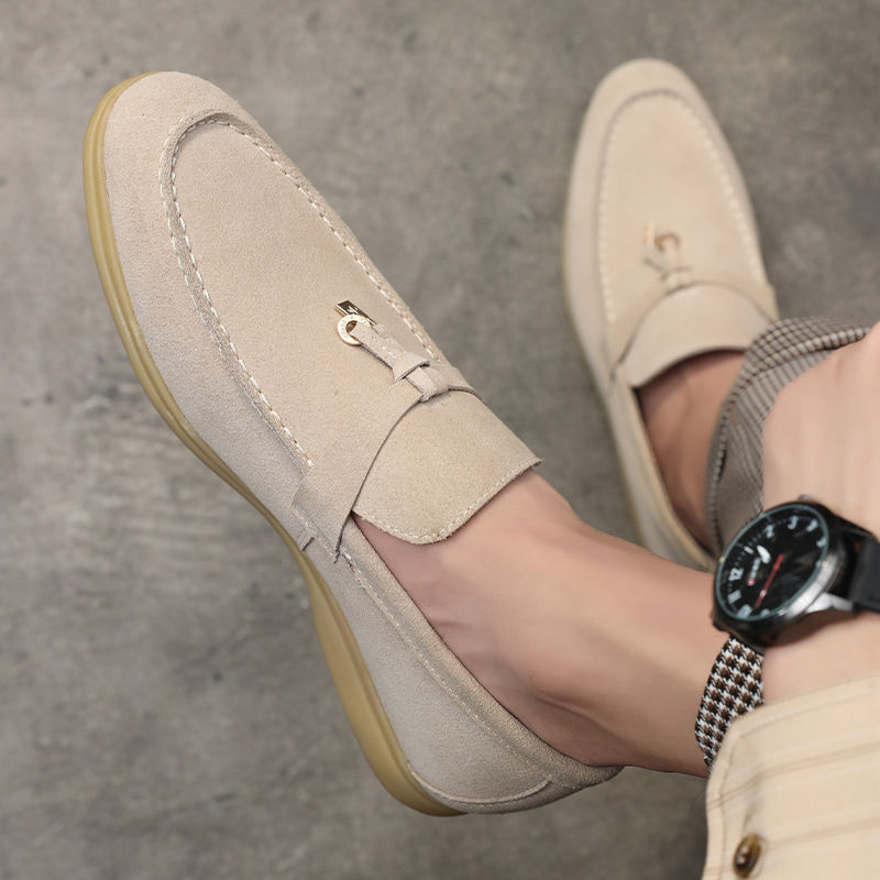 Miniature : chaussures hommes décontractées en daim véritable cuir  classique Style brita