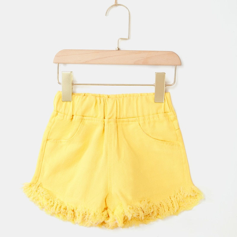 Miniature : Short en jean pour petites filles, vêtements d'été décontractés, 