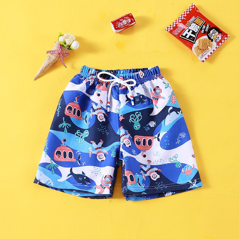 Miniature : Short de sport pour enfants de 1 à 12 ans, maillot de bain  garçons et filles