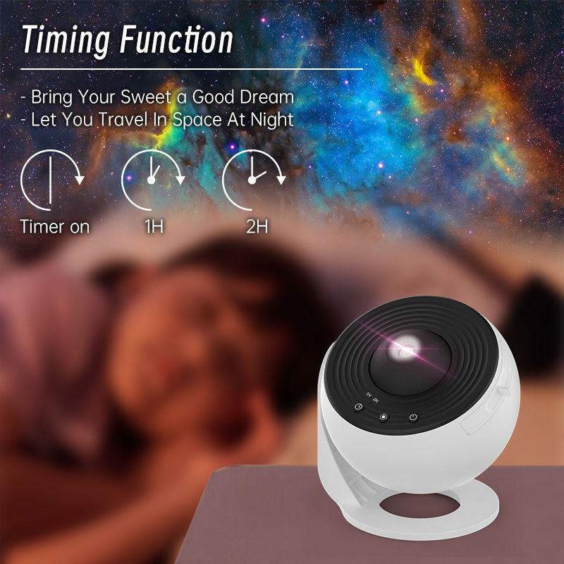 Miniature : Night Light Galaxy Projector Starry Sky Projector 360° Rotate Planetarium Lamp 