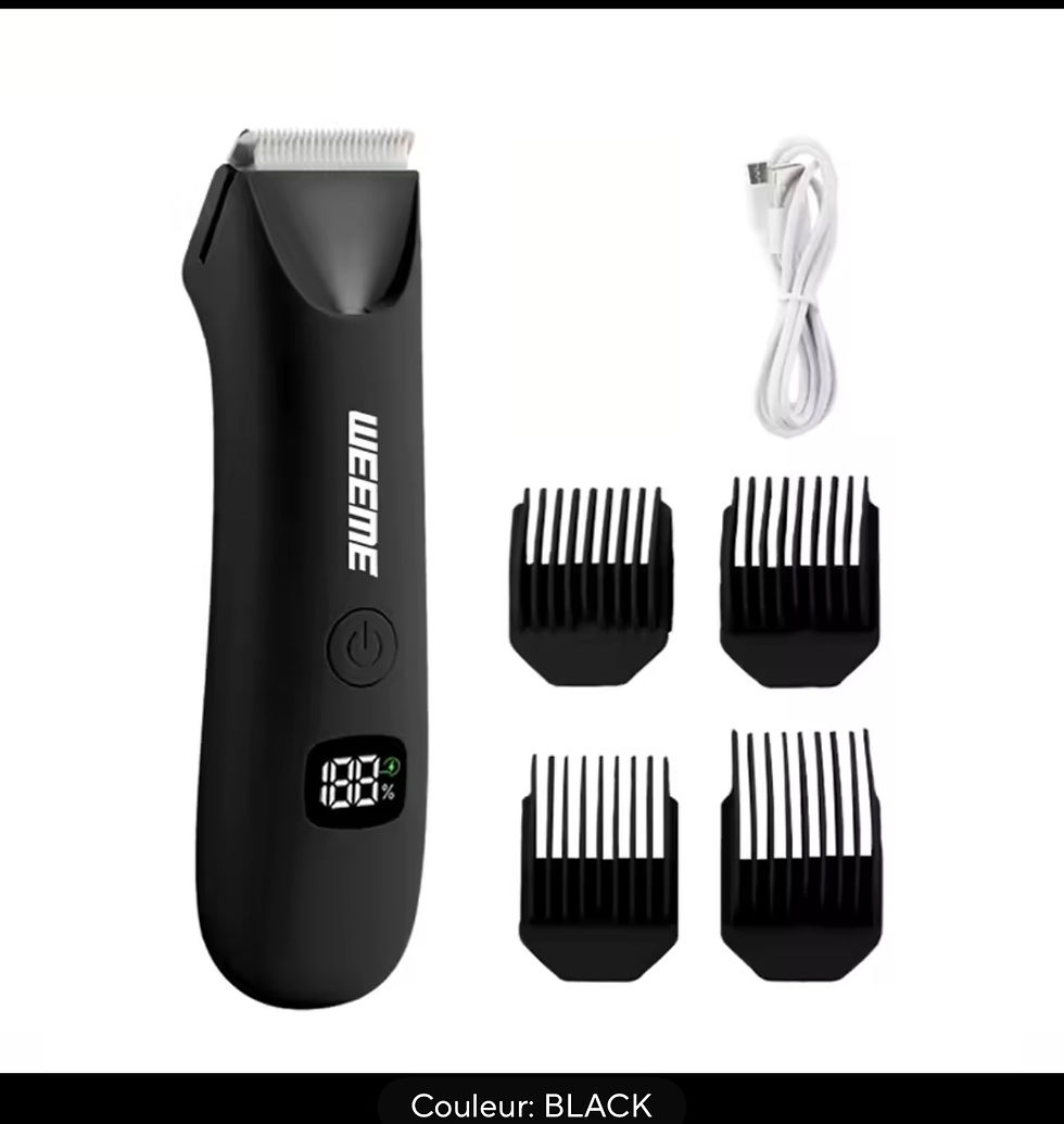 Miniature : Tondeuse bikini et corps LED de précision pour hommes et femmes 