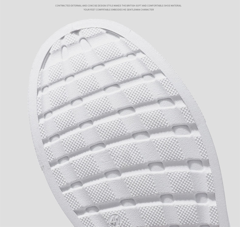 Miniature : Baskets de haute qualité en cuir Chaussures décontractées pour hommes Confort