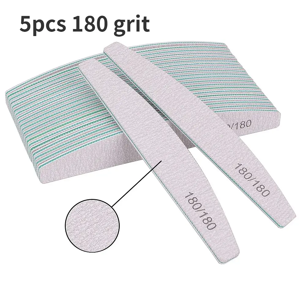Miniature : Nail File 100 To 240 Professional Tools Emery for Manicure Lime 240 Sandpaper Ge