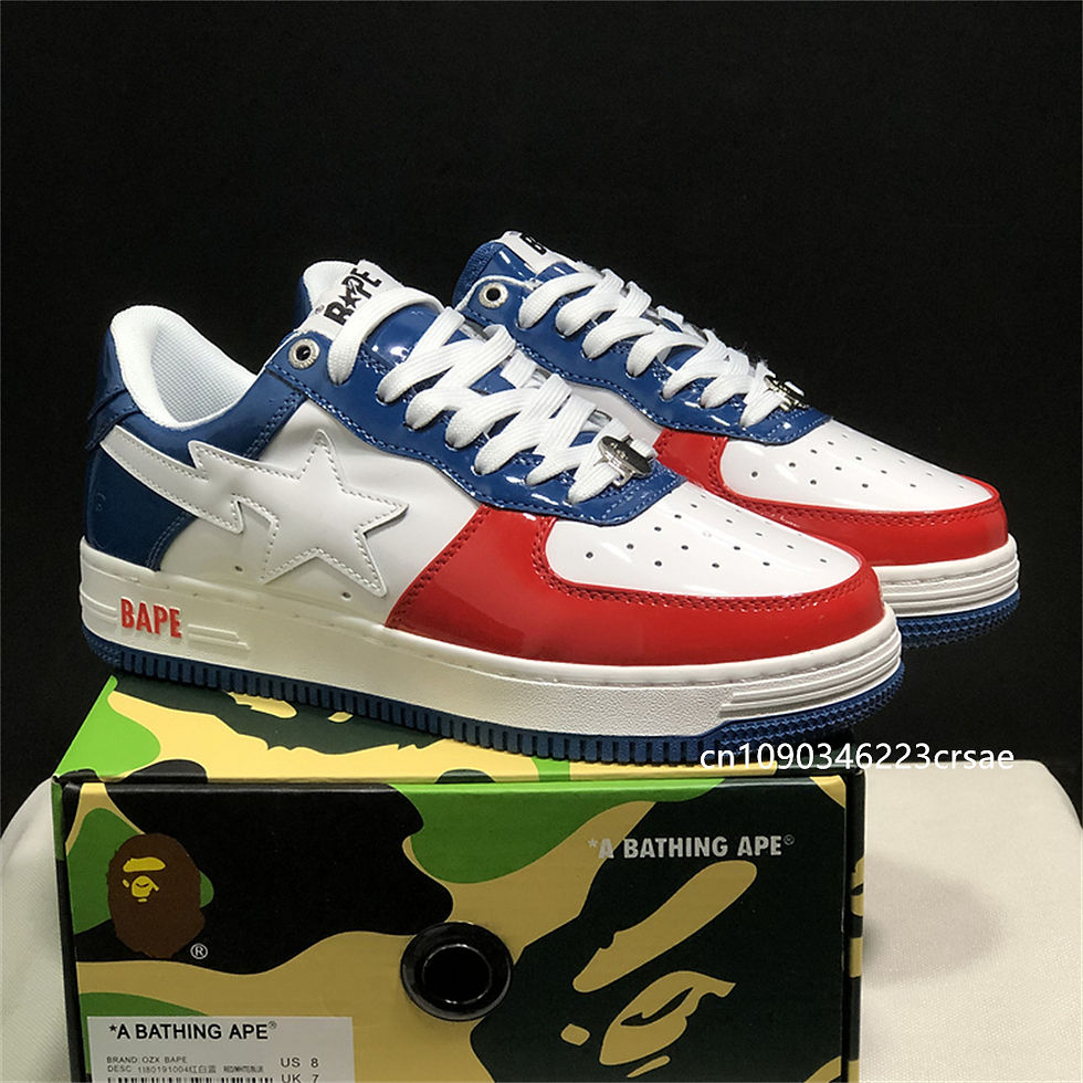 Miniature :  chaussures décontractées mode BAPESTA classique AF skateboard athlétique bas