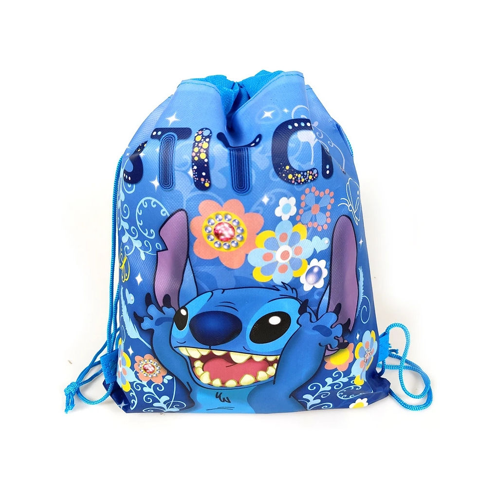 Miniature : Disney Lilo&Stitch Anime Backpack Drawstring Bag Stitch Party Decorations Gift B