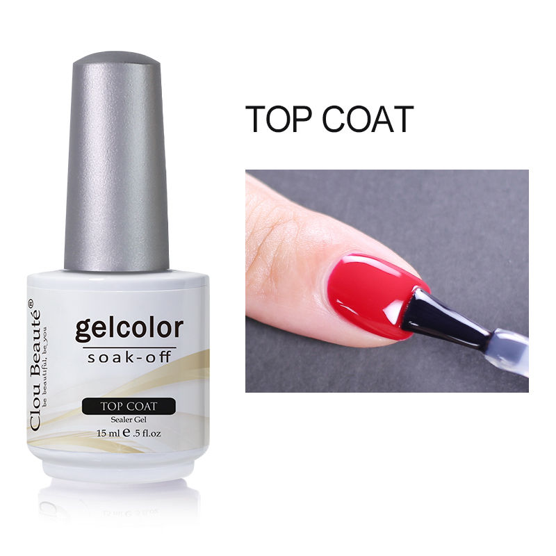 Miniature : Clou Beaute 15ml Gel Vernis à ongles Couleur laiteuse Vernis Ongle Semi-permanen