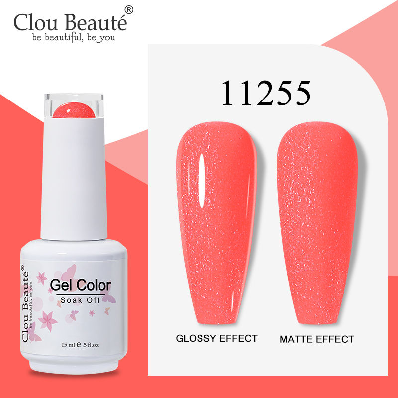 Miniature : Clou Beaute 15ml Light Dark Gel Nail Polish Vernis Semi Permanent UV Gel 