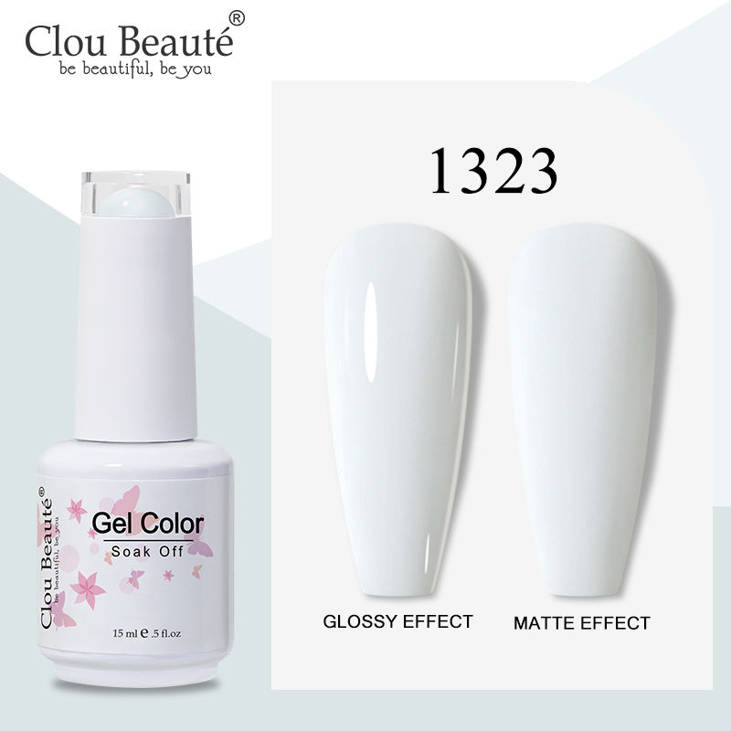 Miniature : Clou Beaute 15ml Light Dark Gel Nail Polish Vernis Semi Permanent UV Gel 