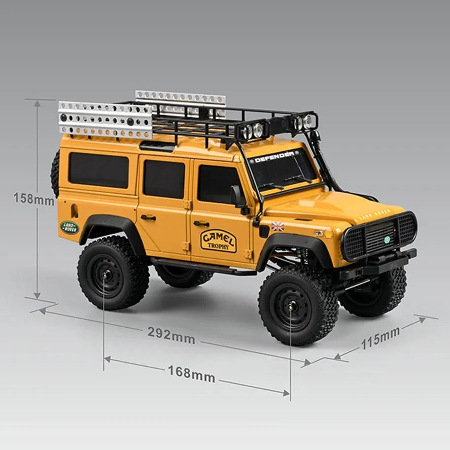 Miniature : MN Model 1:18 Crawler MN111 Kit Assembled RC Adult Professional 4WD Off Road Veh