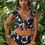 Miniatura:  Ensemble Maillots De Bain Grande Taille, Taille Haute Maillot De Bain Floral