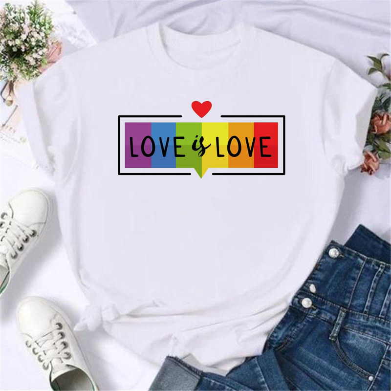 Miniature : Été nouvelle mode impression graphique Lgbt t-shirts femmes t-shirts drôles déco