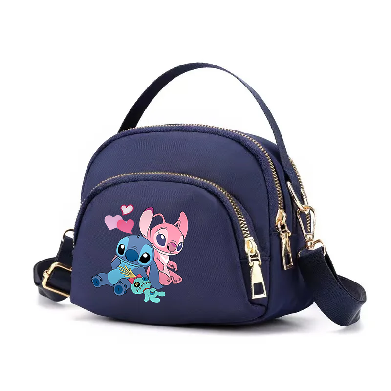 Miniature : Stitch Shoulder Bag Cartoon Anime Mini Satchel Casual Nylon Cloth Packet Women F