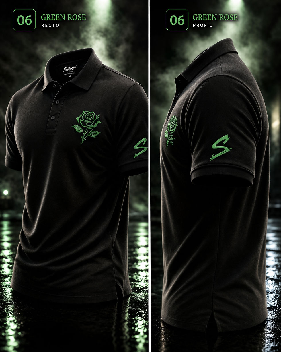 Miniature : Polo Homme/Femme SHADOW Premium – Collection 2026
