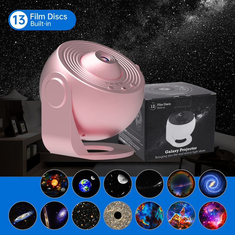 Miniature : Night Light Galaxy Projector Starry Sky Projector 360° Rotate Planetarium Lamp 