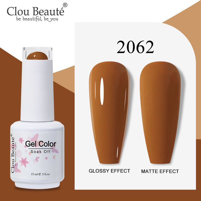 Miniature : Clou Beaute 15ml Light Dark Gel Nail Polish Vernis Semi Permanent UV Gel 