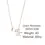 Miniature : SUMENG Fashion Tiny Heart Dainty Initial Necklace Gold Silver Color Letter Name 