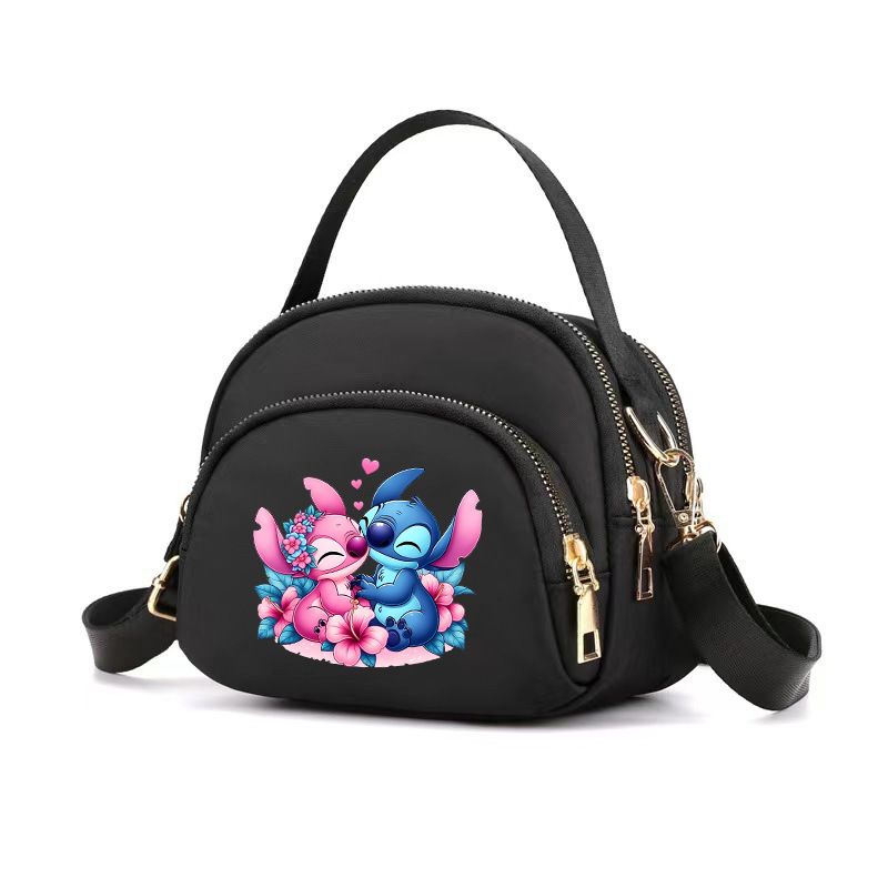 Miniature : Stitch Shoulder Bag Cartoon Anime Mini Satchel Casual Nylon Cloth Packet Women F