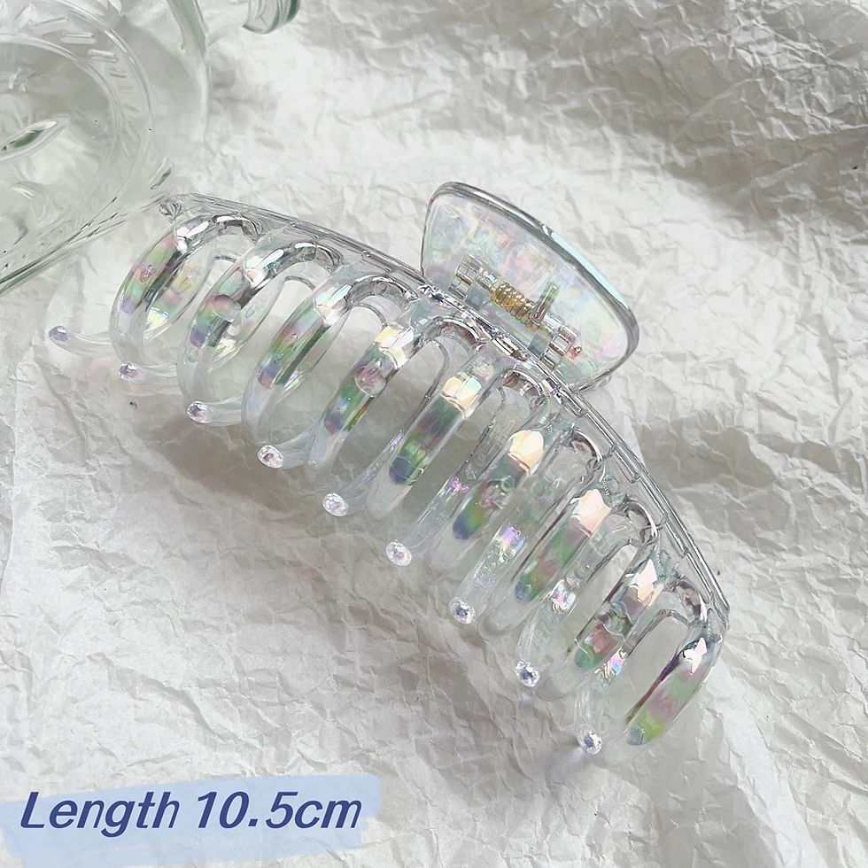 Miniature : pince à cheveux  acrylique grande griffe de cheveux