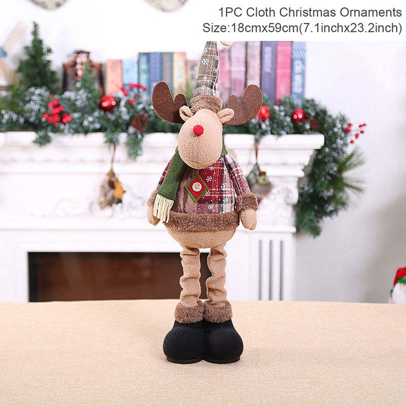 Miniature : Telescopic Christmas Doll Merry Christmas Decorations For Home 2024 Christmas Or