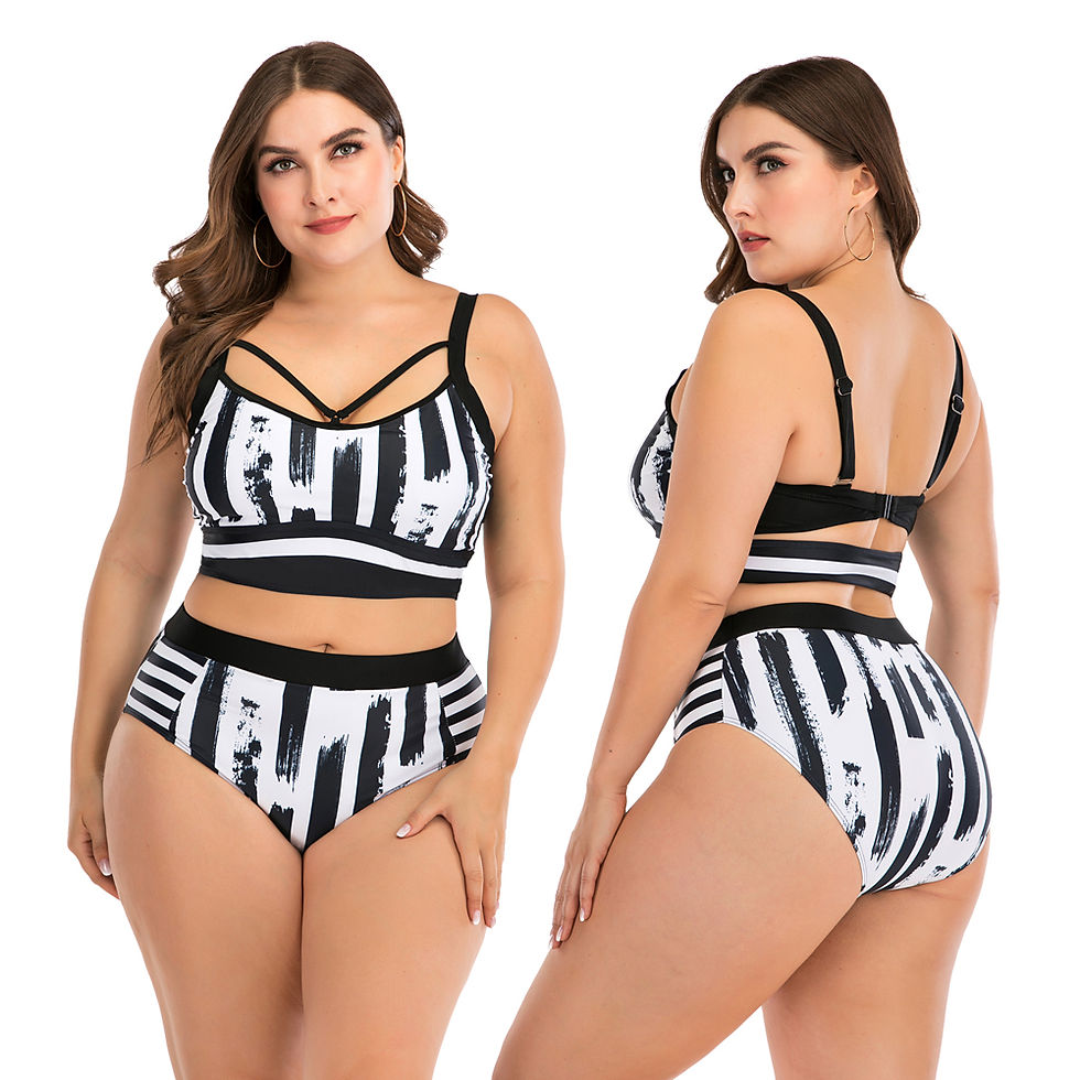 Miniature :  ensemble maillot de bain grande taille 