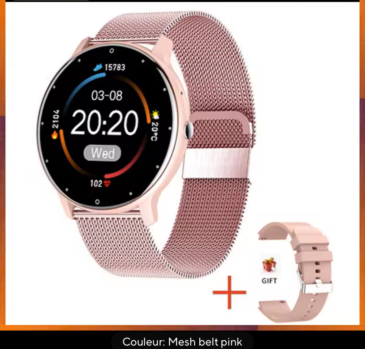 Montre conectee femme  ( deux bracelets )