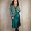 Miniature : Gilet mi-long bi-colore vert