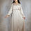 Miniature : Robe satin longue beige