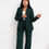 Miniature : Pantalon evasé vert sapin