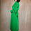 Miniature : Robe verte manches longues