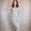 Miniature : Robe en maille beige