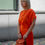 Miniature : Robe satinée orange