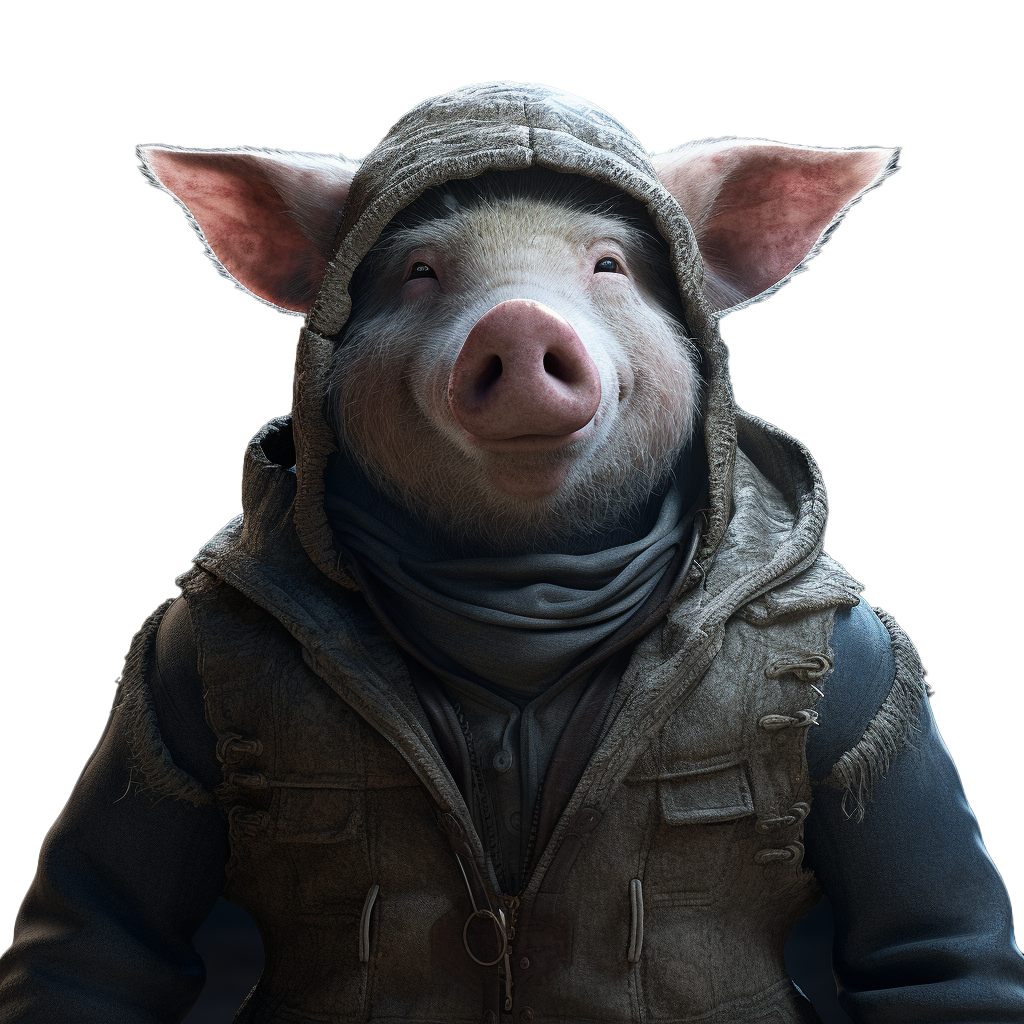 Detailed 3D animal character created through a professional creature design workflow