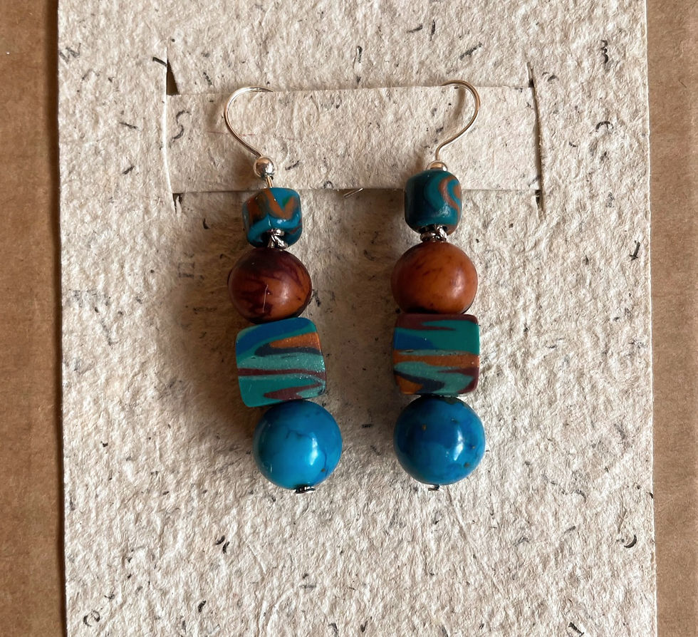 Thumbnail: Bead earrings