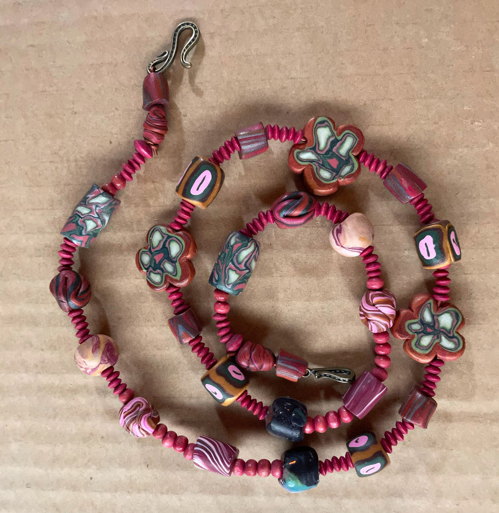 Thumbnail: Flower and seed necklace